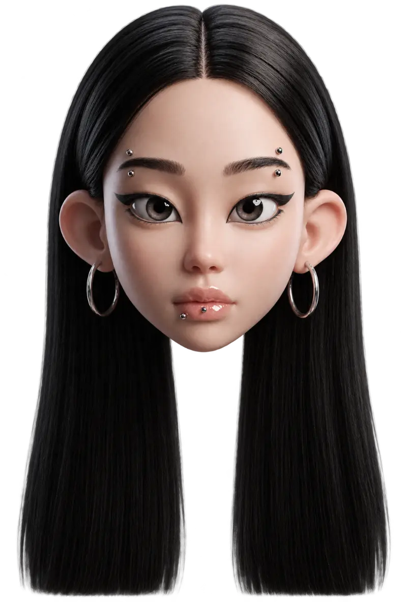 Ari, UX/UI and graphic designer — 3D portrait icon